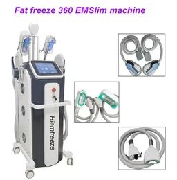 2 in 1 EMS Shape Body Lifting Buttocks Build Muscle Emslim HIEMT Cryo Slimming Fat Dissolve Cryolipolysis Machine