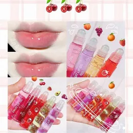 Lip Gloss Aleatorio Color Rollido Hidratante Roll-On Aguacate Colorado Fruta transparente F3X7234E