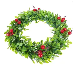 Decorazioni natalizie ghirlanda porte natalizi ghirlanda decorazioni ghirlande ghirlanda a sospensione a sospensione berries da facciata appesa berry verde verde