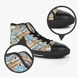 Gai DIY Custom Shoes Men Classic Canvas High Cut Skateboard 캐주얼 UV 인쇄 흑인 여성 스포츠 운동화 방수 패션 야외 사용자 정의 수용