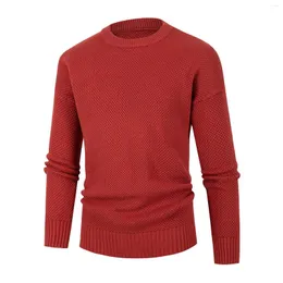Suéteres para hombres Abrigos para hombre Abrigos grandes y altos Otoño Invierno Moda Casual Camisa de cuello redondo Abrigo de punto Suéter Chaqueta Top con 6