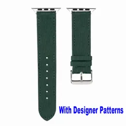 D Designer Luxury Watch Bands Straps Compat￭vel com 38mm 40mm 41mm 42mm 44mm 45mm Iwatch 8 7 6 5 4 3 2 1 SE para homens homens Men