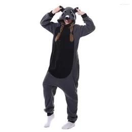 Nya onesies Pajama Raccoon Anime Costumes Cosplay Kigurumi Anime Adults Cat Bear Shark Dragon Jumpsuit Christmas Gift 979