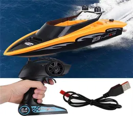 High Speed ​​RC Boat 24GHz 4 -kanals Radio Remote Control RC Racing Boat Electrics RC Toys för Childern Gifts279i