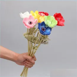 Decorative Flowers Wreaths Simation Ane Flower Party Wedding Decoration Artificial Flowers Office El Home Decorative Drop Delivery Dhmqq