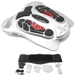 Electric Foot Massager Tourmaline Heat Reflexology Spa med lågfrekvenspuls Akupunktur EMS Ten Circulation Booster247p