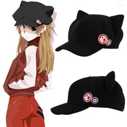 Berets Anime Una Pieza Trafalgar Ley Sombreros Disfraces Cosplay Punto Blanco Felpa Casual Tapa