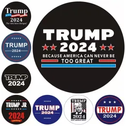 Adesivo Trump 2024 Eleição presidencial dos EUA Trump Round Car Stickers Wholesale