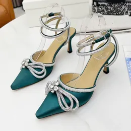 Beautiful Dress Shoes Summer Elegant Party Sandals Designer Fashion Rhinestone Evening Dress High Heels