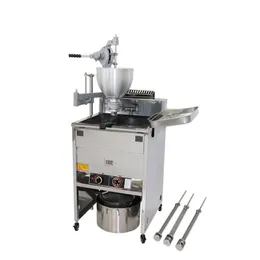 Matbearbetning av vertikal gastyp Lokma Maker Donut Making Machine