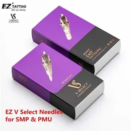 EZ V System & PMU Select Cartridge Tattoo Needles Micropigmentation Permanent Make-Up eyebrows eyelinver lips Microblading 220115219C