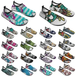 Mężczyźni Kobiety Niestandardowe buty DIY Water Fashion Modna Sneaker Multi-coloured 166 Męskie trenerzy sportowe na świeżym powietrzu