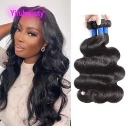 Brazilian Human Hair Peruvian Indian 12A Remy Hair Bundles Body Wave Silky Straight 10-30inch 3 Pcs/lot Yirubeauty Natural Color