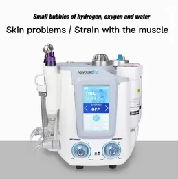 Multifunktionell skönhetsutrustning 3 i 1 Aquasure H2 O2 Hydra Dermabrasion Machine RF Bio Lyftmassage Vatten Peeling Face Care Deep Cleansing Spa