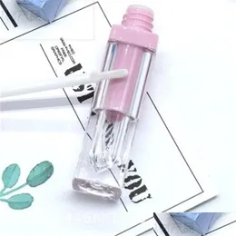 Förpackningsflaskor 3.5 ml tom läppglansbehållare DIY Fade Color Abs Plastics Square Lipglosses Tube Cosmetic Packing Fashion 1 9LD L2 DHDVI