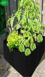 Bahçe büyümek çanta dikdörtgen nefes alabilen dikim kabı antikorozyon yükseltilmiş dikim yatak bahçe kapları çiçek sebzeleri 22021
