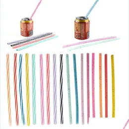 Drinking Straws 17 Colors 2 Styles Sile Sts For Cups Food Grade Beverages Bar Home Drinking Tools Party Drop Delivery Garden Kitchen Dhifq