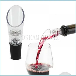 Bar Tools Wine Aerator Superior Quality Decanter Red Pourer Pour Bottle Cork Portable Bar Tool Kitchen Accessories Drop Delivery Hom Dhxen