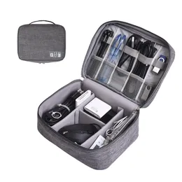 Bolsa de cabo de viagem portátil Digital USB Gadget Organizer Fios do carregador de zíper cosméticos Kit de estojo de estojo de estojo de estojo LXL1501