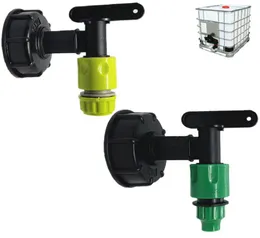 Wateringsapparatuur Duurzame draadtuin IBC Tank Verklep Water Tap met Adapter -mondstuk Slangconnector S60x6 Ecofvriendelijke conservat
