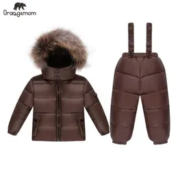 Down Coat Clearance sale Orangemom Jacket for boys duck down Child coat Windbreaker girls waterproof overalls children snowsuits 221118