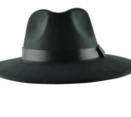 Wholeyoccas على طول القبعة الشتوية القبعة خمر مرحلة Cap Cap Visor British Men Sombreros Para Hombres Black Fedora Hats for Mens2767248