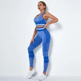 Conjuntos ativos conjuntos de ioga sem costura traje esportivo para ginástica de ginástica roupas de ginástica feminina Cultura de esportes Crop Leggings Clothing