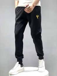 Winter Zip Pockets Pants Thick Warm Sweatpants Men Joggers Sportswear Casual Track Pants Male Thermal Fleece Trousers Embroidery Letter
