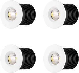Infälld LED -nedljus 5 W lågspänningsfäste för takskåp och under skåpbelysning Cool vit fuktig plats