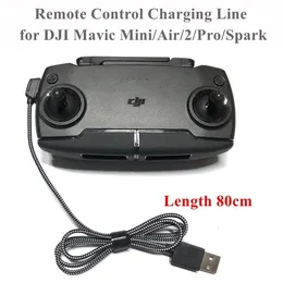 Videokabel Anschlüsse Schnellladelade den USB -Kabel -Nylon -Leitungsanschluss 80 cm Adapter -Kabel für DJI Mini Pro Air 2 Spark Fernbedienung 221114