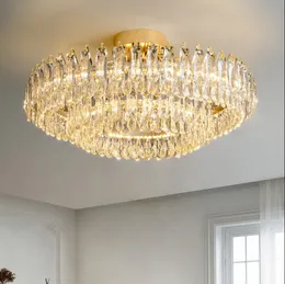 Europäischer Stil Villa Wohnzimmer Kronleuchter Postmoderne Kristall Deckenlampe Französisch Luxus Schlafzimmer Esszimmer