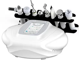 Apparecchiatura di bellezza multifunzionale professionale BIO RF scrubber maniglia macchina ad ultrasuoni per la cura della pelle 8 in 1 macchina per uso salone multifunzione per viso e corpo sottovuoto