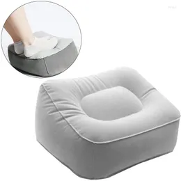Pillow Soft Footrest PVC Inflatable Foot Rest Air Travel Office Home Leg Up Relaxing Feet Tool