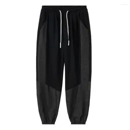 Herrenhose Fabulous Men Jogginghose mit tiefem Schritt, Knöchelband, elastische Taille, lässig