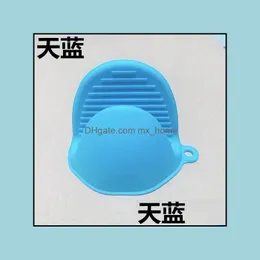 Oven Mitts Sile Antiscalding Oven Mitts Heat Resistant Gloves Tray Pot Dish Bowl Plate Antislip Hand Clip Kitchen Tool Drop Delivery Dhqbl