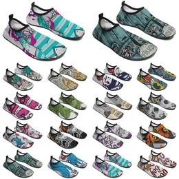 Mężczyźni Kobiety Niestandardowe buty DIY Water Fashion Modna Sneaker Multi-coloured 1550 Mens Outdoor Sport Treners