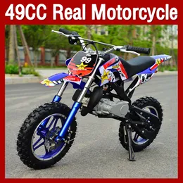 ATV Off-road Superbike Mini Motorcycle 2-Stroke 49cc Gasoline Scooter Moto Bikes Dzieci wyścigowe motocykl dla dorosłych sport sport