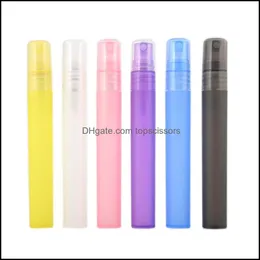 Perfume Bottle 10Ml Empty Per Bottle Plastic Spray Atomizer Mini Pen Sample Split Bottles Colorf Makeup Tools Hha1378 Drop Delivery Dheaj