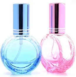 Bottiglie di vetro a nebulizzazione fine da 10 ml con spruzzatore Bottiglia di profumo in vetro colorato