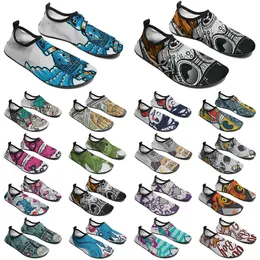 Hombres Mujeres Zapatos personalizados DIY Zapato de agua Moda Zapatilla de deporte personalizada Multicolor57 Hombres Entrenadores deportivos al aire libre