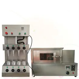 Fabrika Doğrudan Pizza Koni Makinesi ve Paslanmaz Çelik Pizza Fırın Makinesi 4 Isıtma Çubuğu 110V 220V3110