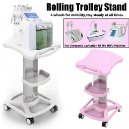 Accessories Part Storage Cart Beauty Equipment Double Layer Bookcase Rolling Wheel Beauty Salon Home Skin