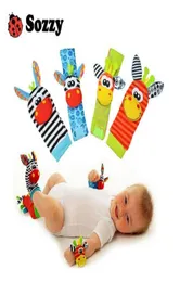 Sozzy Baby Toy Socks 아기 장난감 선물 선물 선물 선물 정원 벌레 손목 딸랑이 3 스타일 교육 장난감 귀여운 밝은 색상 9304752