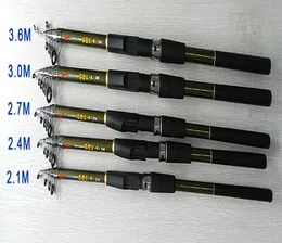Hengjia Telescopic Fishing Rod 21m 24m 27m 3m 36m 36m Frp Ultra Light Fishing Stick Rod Rod Fishing Rod FR901 Shippin7257952