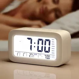 Naładowane budziki budzik studencki harmonogram sypialni Sile Sypialnia Silent Bedside Mężczyzna i żeński inteligentny zegarek elektroniczny