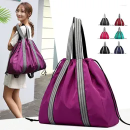 Zaino Moda con coulisse Secchiello multifunzionale Borsa a tracolla singola con tracolla