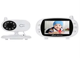 Baby Monitor 35 tum trådlös TFT LCD Video Night Vision 2way Audio Infant Baby Camera Digital Video Monitor282s