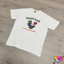 T männer T-Shirts HUMAN MADE 2022 Männer Frauen Neue Human Made T Shirt Klassische Baumwolle Tops Lose Kurzarm AOOS