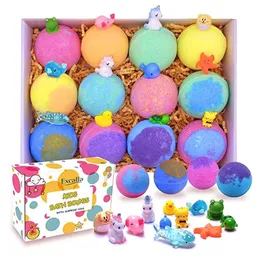 BATH TOYS BOMB для детей с внутренними сюрпризами пузырьки Fizzies Vegan Эфирное масло SPA 221118