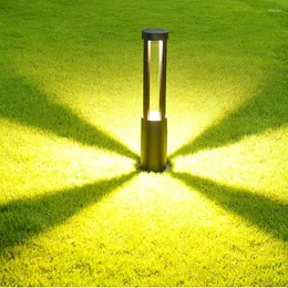 Thrisdar 40/60CM Outdoor Garden Pillar Light Waterproof Road Pathway Lawn Landscape Villa Street Bollards Lamp
